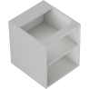 Mexen Box-A отворен шкаф с рафт 40 см, сив мат - 91AX2-0400-470-0-62