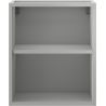 Mexen Box-A отворен шкаф с рафт 40 см, сив мат - 91AX2-0400-470-0-62