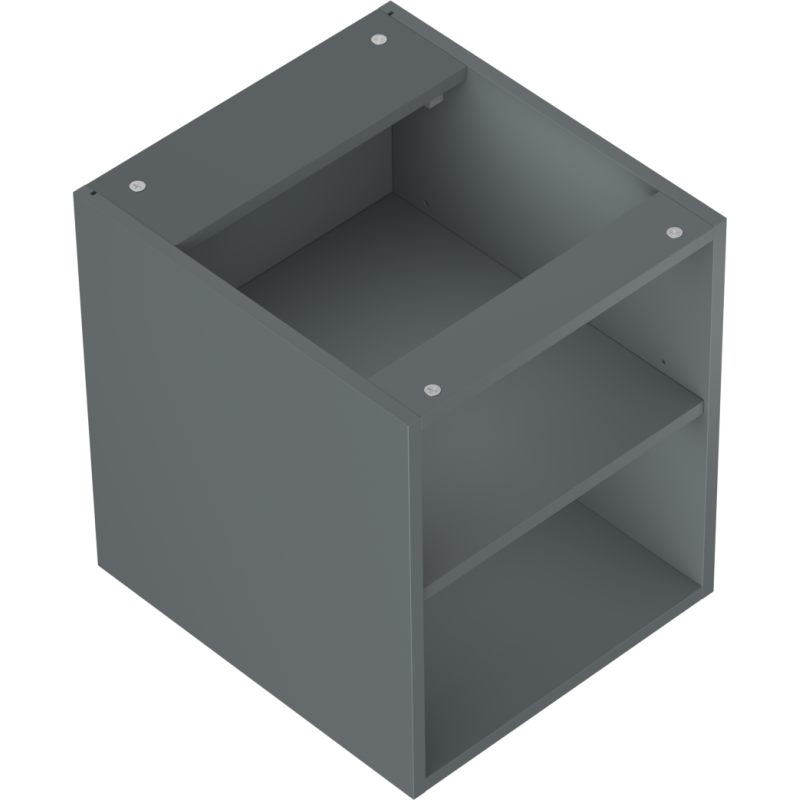 Mexen Box-A Отворен шкаф с рафт 40 см, графит мат - 91AX2-0400-470-0-66