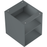 Mexen Box-A отворен шкаф с рафт 40 см, графит мат - 91AX2-0400-470-0-66