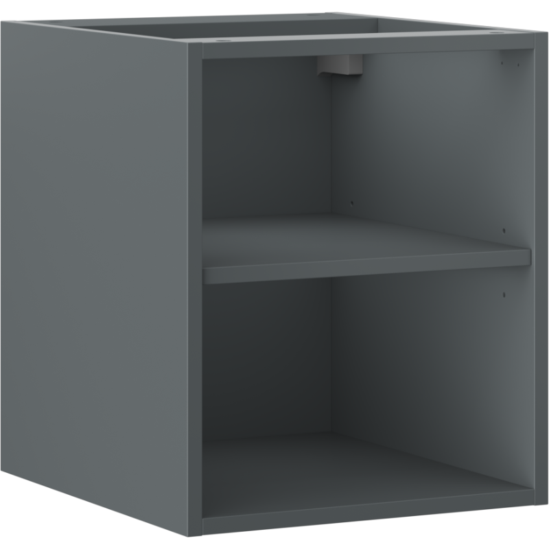 Mexen Box-A отворен шкаф с рафт 40 см, графит мат - 91AX2-0400-470-0-66