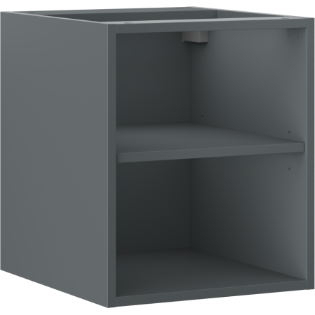Mexen Box-A отворен шкаф с рафт 40 см, графит мат - 91AX2-0400-470-0-66