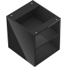 Mexen Box-A отворен шкаф с рафт 40 см, черен гланц - 91AX2-0400-470-0-70