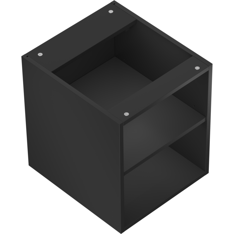 Mexen Box-A отворен шкаф с рафт 40 см, черен мат - 91AX2-0400-470-0-71