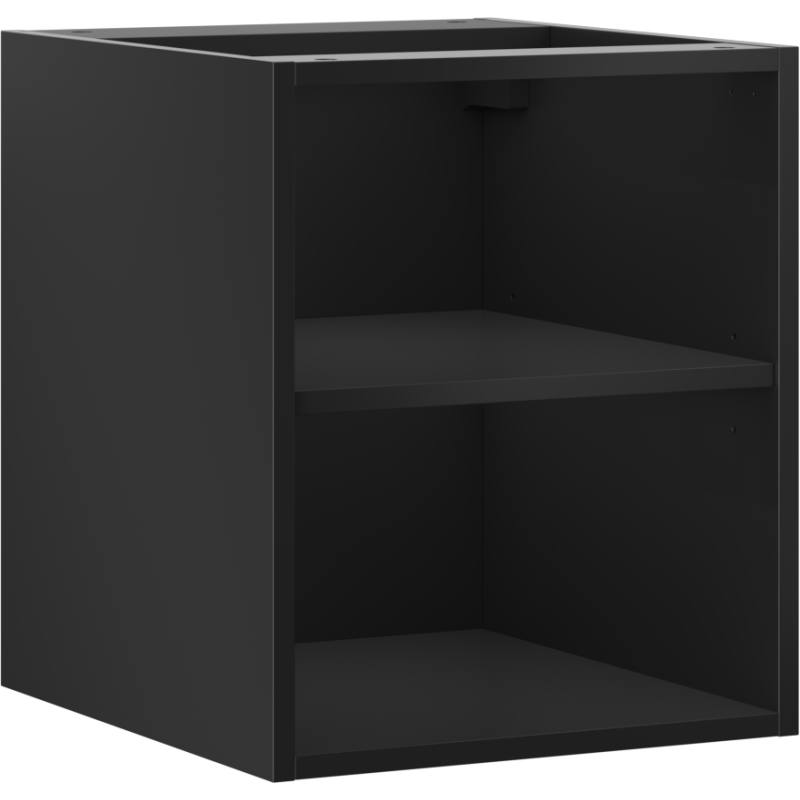 Mexen Box-A отворен шкаф с рафт 40см, черен мат - 91AX2-0400-470-0-71