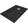 Mexen Stone+ композитен душ кабина правоъгълна 100 x 90 см, черен - 44709010