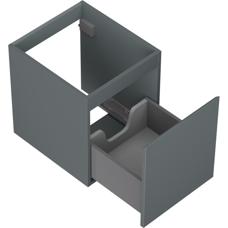 Mexen Orio шкаф за баня под умивалник 40 см, 1 чекмедже, графит мат - 91A10-04047-1-BF66