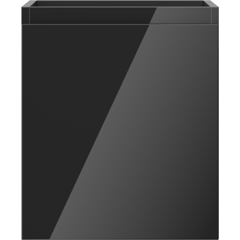 Mexen Orio шкаф за баня под мивка 40 см, 1 чекмедже, черен гланц - 91A10-04047-1-BF70