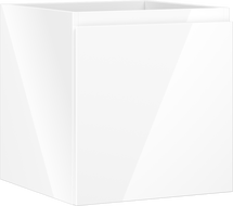 Mexen Orio шкаф за баня под мивка 45 см, 1 чекмедже, бял гланц - 91A10-04547-1-BF00