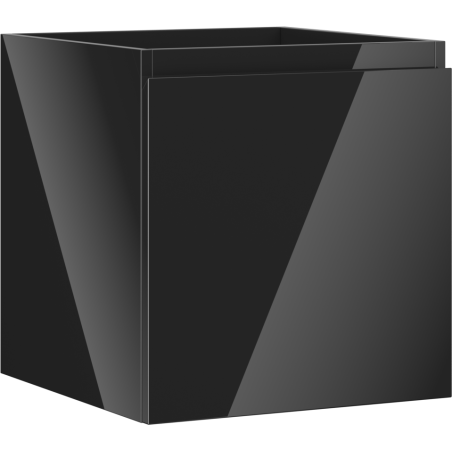 Mexen Orio шкаф за баня под умивалник 45 см, 1 чекмедже, черен гланц - 91A10-04547-1-BF70