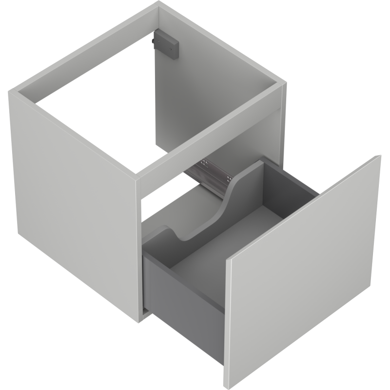 Mexen Orio шкаф колонен умивалник 50 см, 1 чекмедже, матово сив - 91A10-05047-1-BF62
