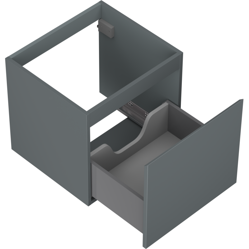 Mexen Orio шкаф за баня подмивка 50 см, 1 чекмедже, графит мат - 91A10-05047-1-BF66