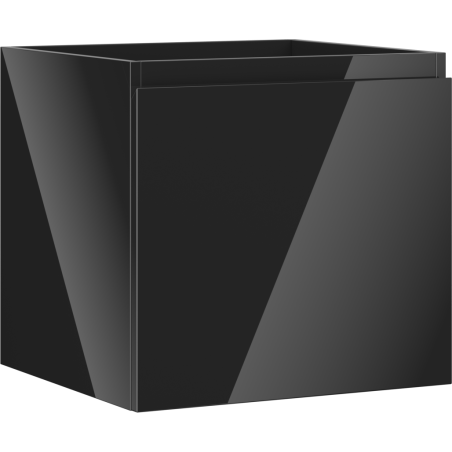 Mexen Orio шкафче за баня под мивка 50 см, 1 чекмедже, черен гланц - 91A10-05047-1-BF70