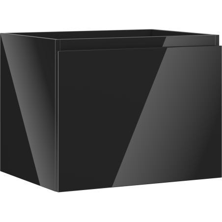 Mexen Orio шкаф за баня под умивалник 60 см, 1 чекмедже, черен гланц - 91A10-06047-1-BF70