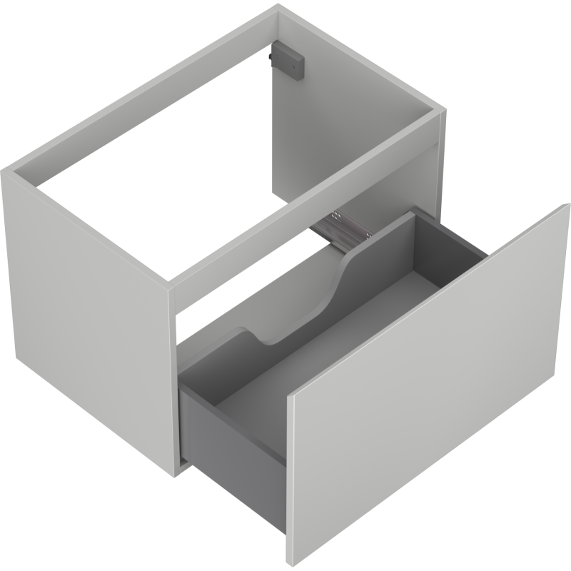 Mexen Orio баня шкаф под мивка 70 см, 1 чекмедже, сив мат - 91A10-07047-1-BF62