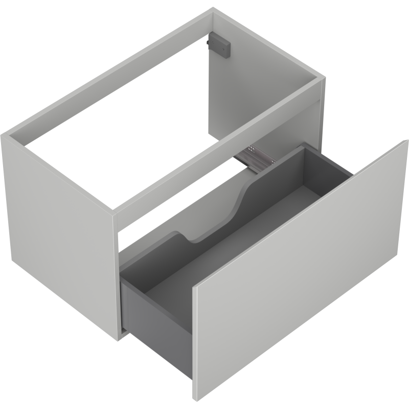Mexen Orio шкафче за баня под мивка 80 см, 1 чекмедже, сив мат - 91A10-08047-1-BF62