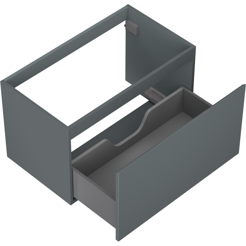 Mexen Orio шкаф за баня за умивалник 80 см, 1 чекмедже, мат графит - 91A10-08047-1-BF66
