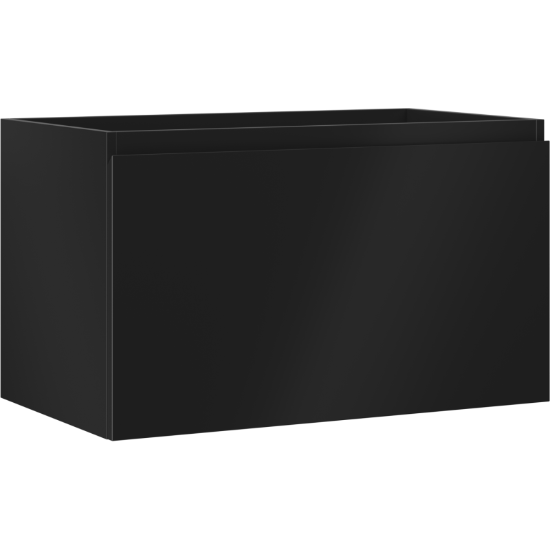 Mexen Orio шкаф за баня подумивалник 80 см, 1 чекмедже, черен мат - 91A10-08047-1-BF71