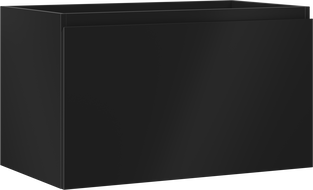 Mexen Orio шкаф за баня подумивалник 80 см, 1 чекмедже, черен мат - 91A10-08047-1-BF71
