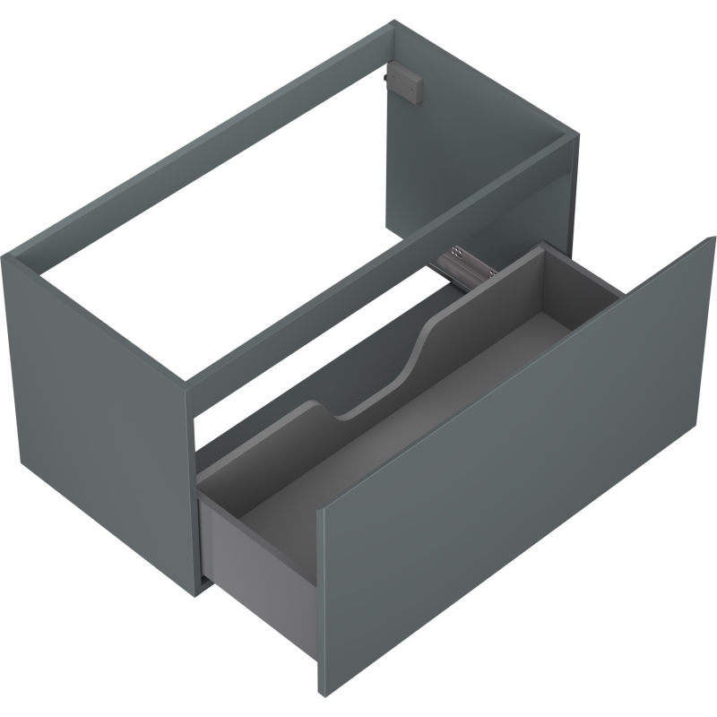 Mexen Orio шкаф за баня 90 см, 1 чекмедже, графит мат - 91A10-09047-1-BF66