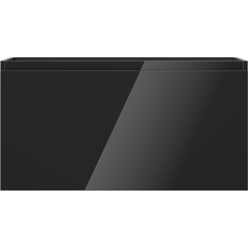 Mexen Orio шкаф за мивка 90 см, 1 чекмедже, черен гланц - 91A10-09047-1-BF70