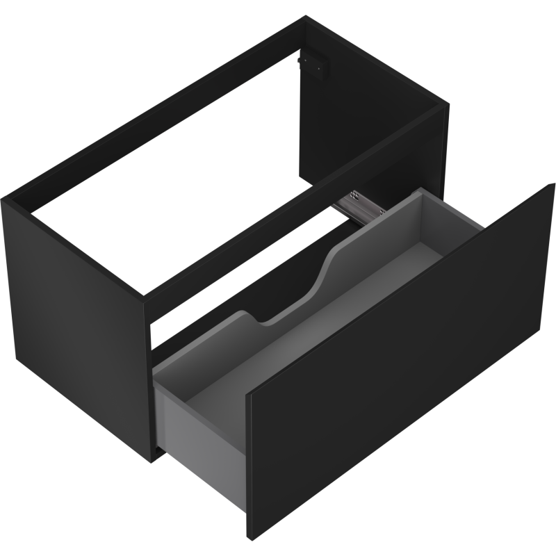 Mexen Orio шкаф за баня под умивалник 90 см, 1 чекмедже, черен мат - 91A10-09047-1-BF71