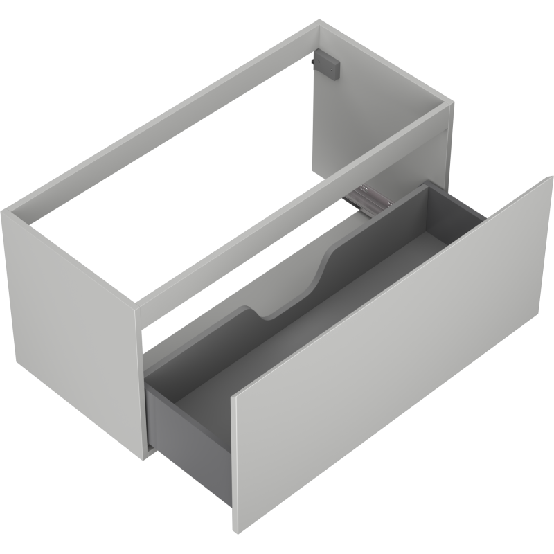 Mexen Orio шкаф за баня под мивка 100 см, 1 чекмедже, матово сив - 91A10-10047-1-BF62