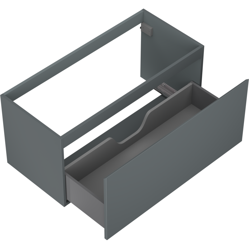 Mexen Orio шкаф за баня под мивка 100 см, 1 чекмедже, графит мат - 91A10-10047-1-BF66