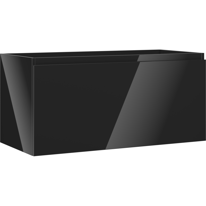 Mexen Orio баня шкаф под мивка 100 см, 1 чекмедже, черен гланц - 91A10-10047-1-BF70