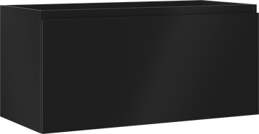 Mexen Orio шкаф за баня под мивка 100 см, 1 чекмедже, черен мат - 91A10-10047-1-BF71