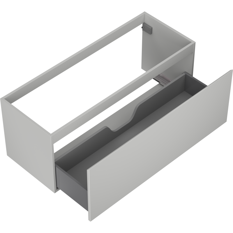Mexen Orio шкафче за баня под мивка 120 см, 1 чекмедже, сив мат - 91A10-12047-1-BF62