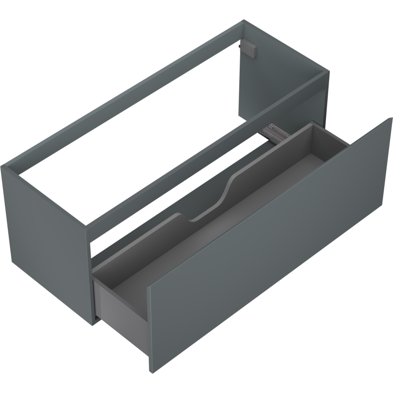Mexen Orio шкафче за баня под мивка 120 см, 1 чекмедже, графит мат - 91A10-12047-1-BF66