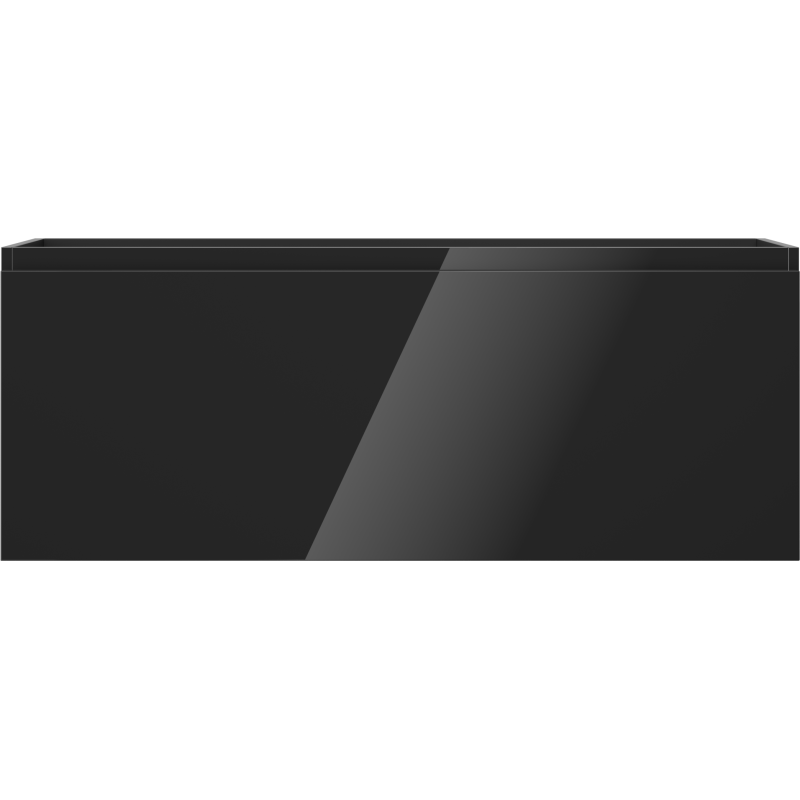 Mexen Orio шкаф за баня под мивка 120 см, 1 чекмедже, черен гланц - 91A10-12047-1-BF70