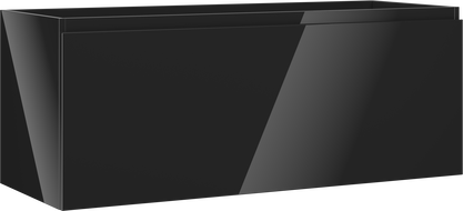 Mexen Orio шкаф за баня под мивка 120 см, 1 чекмедже, черен гланц - 91A10-12047-1-BF70