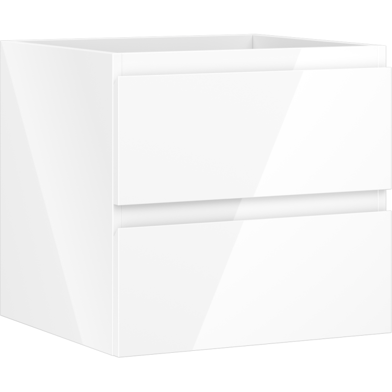 Mexen Orio шкаф за баня под умивалник 50 см, 2 чекмеджета, бял гланц