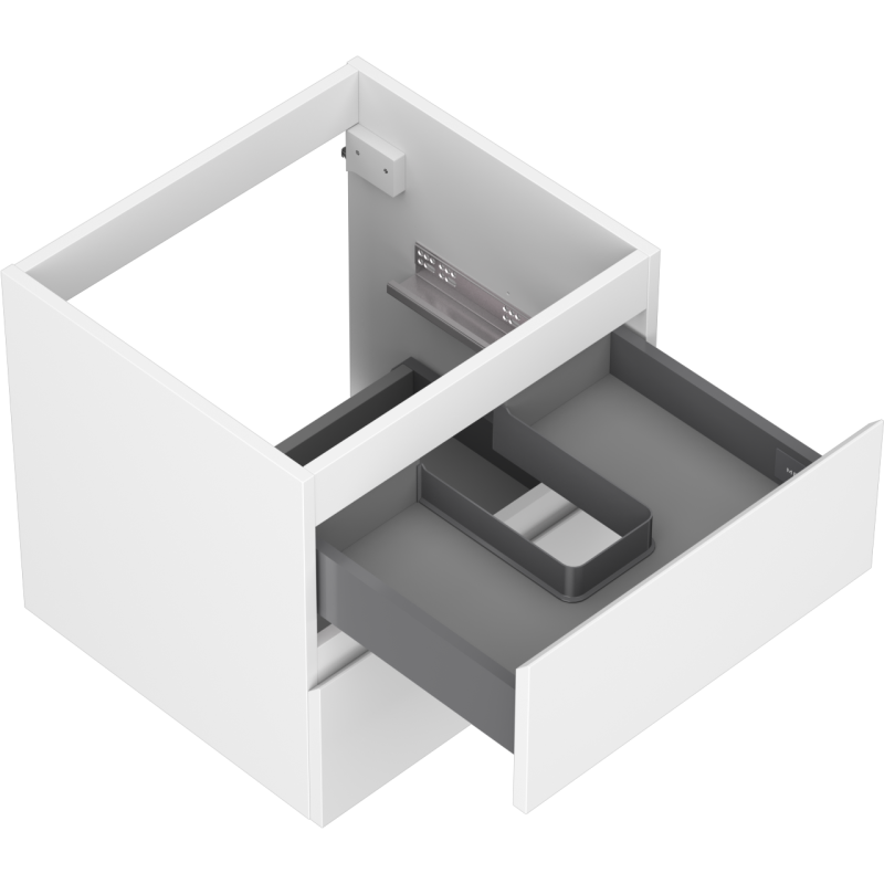Mexen Orio баня шкафче под мивка 50 см, 2 чекмеджета, бяло матово - 91A10-05047-2-BFF01