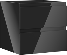 Mexen Orio баня шкаф под мивка 50 см, 2 чекмеджета, черен гланц - 91A10-05047-2-BFF70