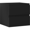 Mexen Orio шкаф за баня под умивалник 50 см, 2 чекмеджета, черен мат - 91A10-05047-2-BFF71