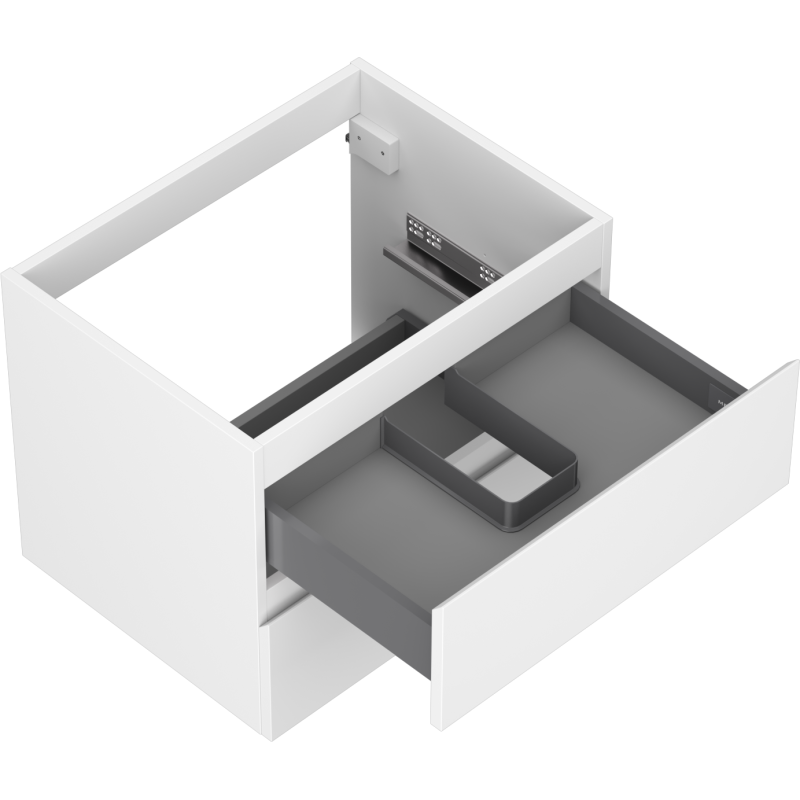 Mexen Orio шкаф за баня за мивка 60 см, 2 чекмеджета, бял мат - 91A10-06047-2-BFF01