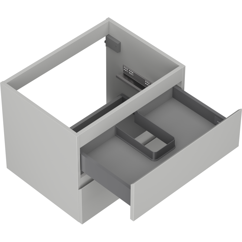 Mexen Orio шкаф за баня под мивка 60 см, 2 чекмеджета, сив мат - 91A10-06047-2-BFF62