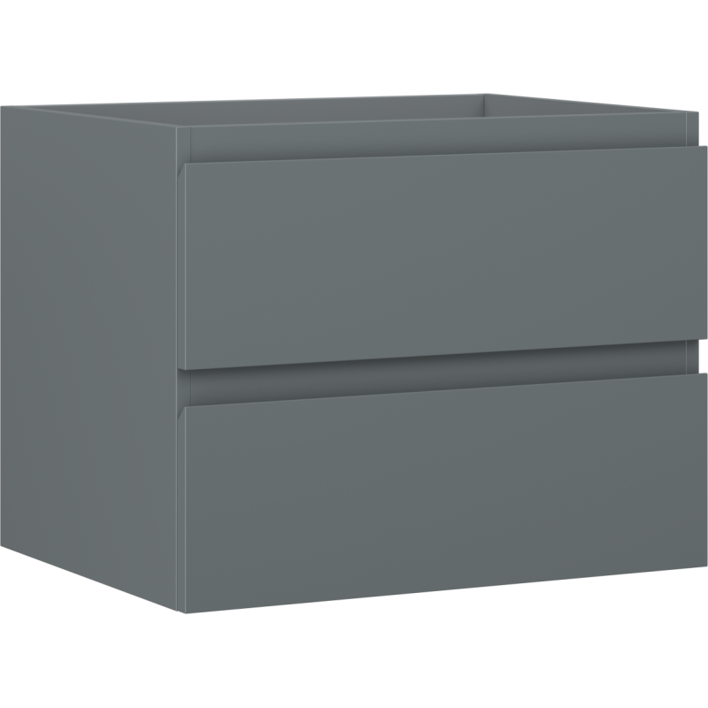 Mexen Orio шкаф за баня с умивалник 60 см, 2 чекмеджета, матов графит - 91A10-06047-2-BFF66