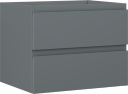 Mexen Orio шкаф за баня с умивалник 60 см, 2 чекмеджета, матов графит - 91A10-06047-2-BFF66