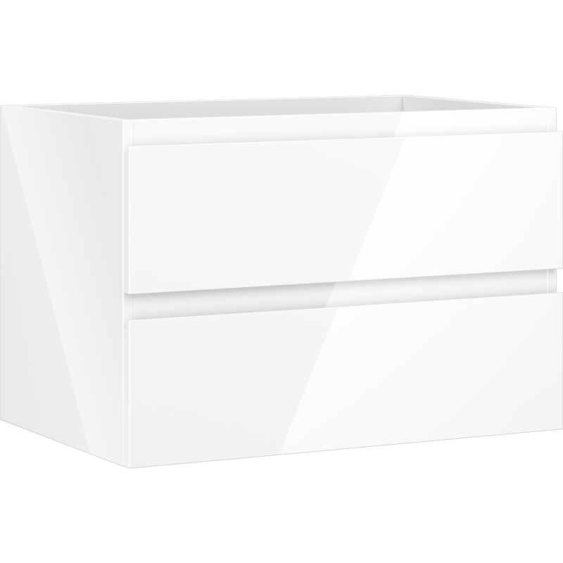 Mexen Orio шкаф за баня под мивка 70 см, 2 чекмеджета, бял гланц - 91A10-07047-2-BFF00