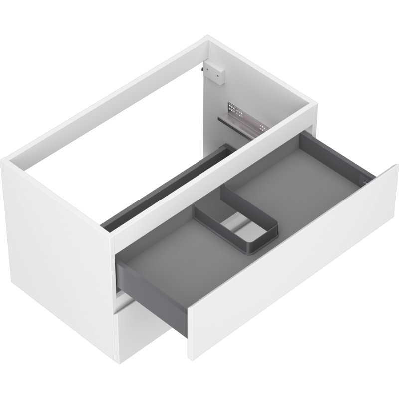 Mexen Orio шкаф за баня под умивалник 80 см, 2 чекмеджета, бял мат - 91A10-08047-2-BFF01