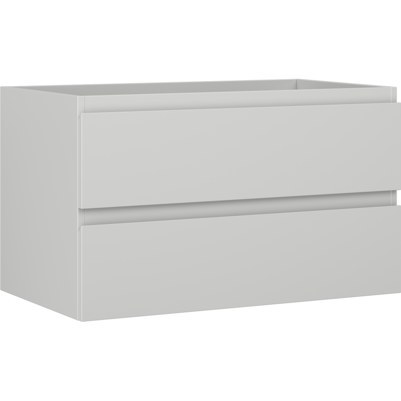 Mexen Orio баня шкаф за мивка 80 см, 2 чекмеджета, сив мат - 91A10-08047-2-BFF62