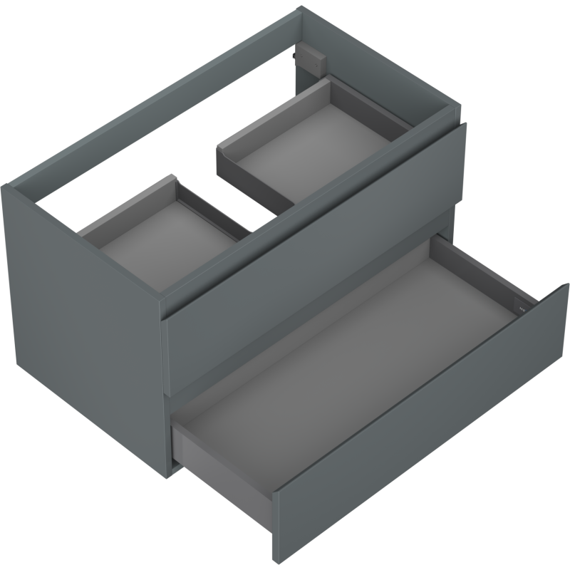 Mexen Orio баня шкаф под умивалник 80 см, 2 чекмеджета, графит мат - 91A10-08047-2-BFF66