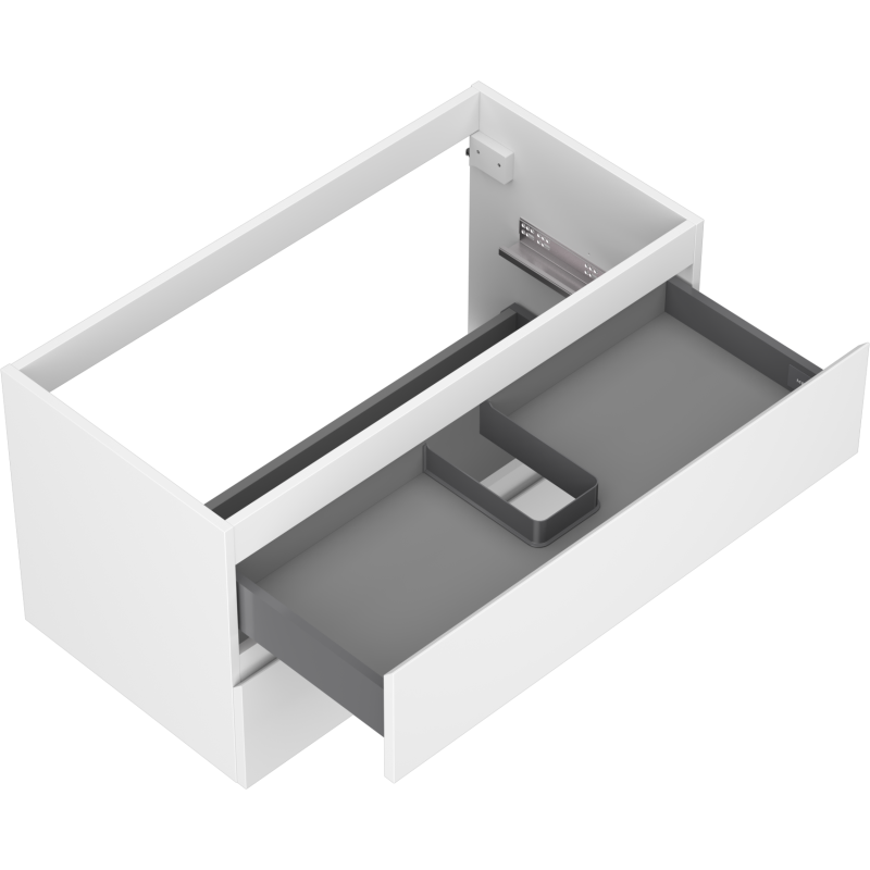 Mexen Orio шкаф за баня под умивалник 90 см, 2 чекмеджета, бял мат - 91A10-09047-2-BFF01