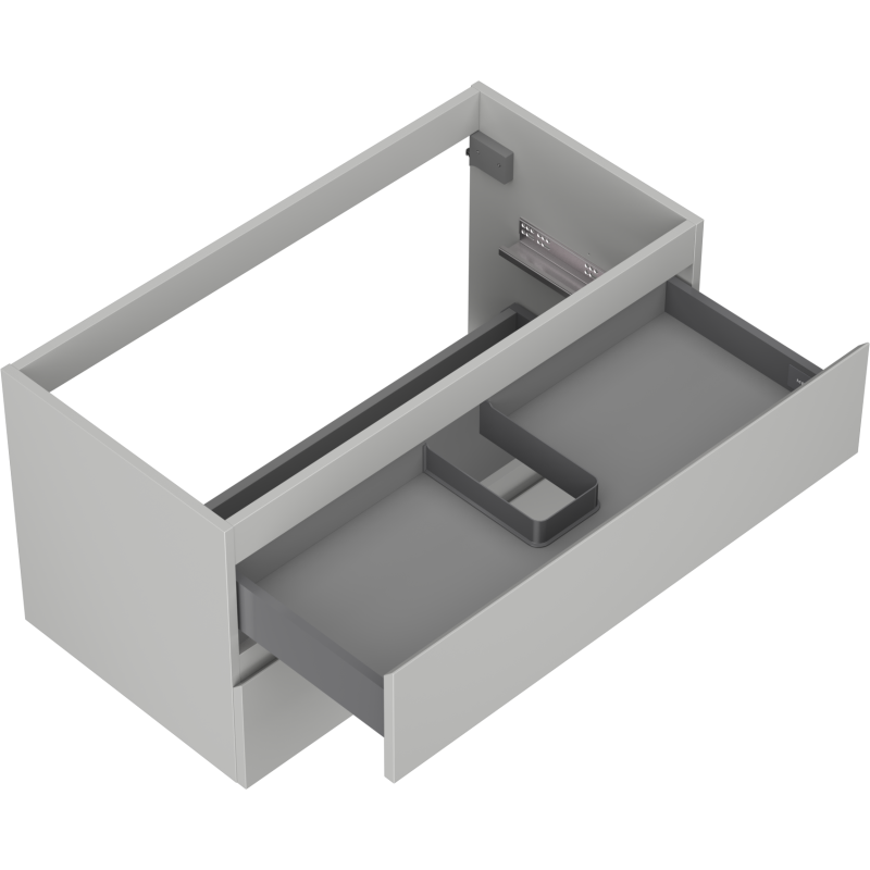 Mexen Orio шкаф за баня за мивка 90 см, 2 чекмеджета, сив мат - 91A10-09047-2-BFF62