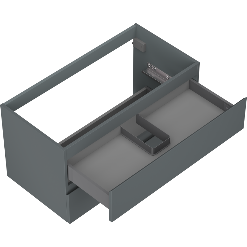 Mexen Orio шкаф за баня под мивка 90 см, 2 чекмеджета, матов графит - 91A10-09047-2-BFF66