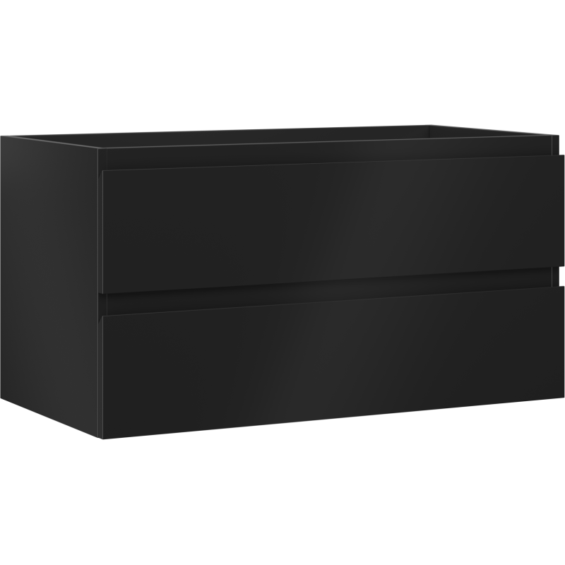 Mexen Orio шкаф за баня под мивка 90 см, 2 чекмеджета, черен мат - 91A10-09047-2-BFF71